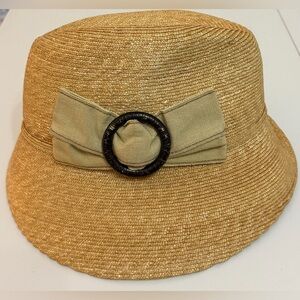 Tarnish Straw Bucket Hat